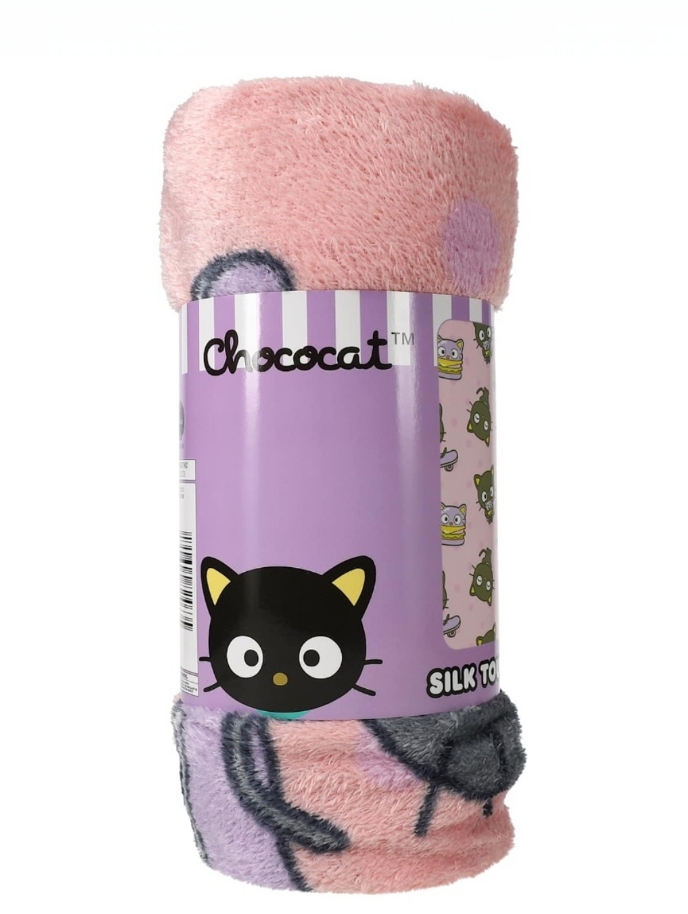 Sanrio Chococat Choco Time Throw Blanket Pink Purple